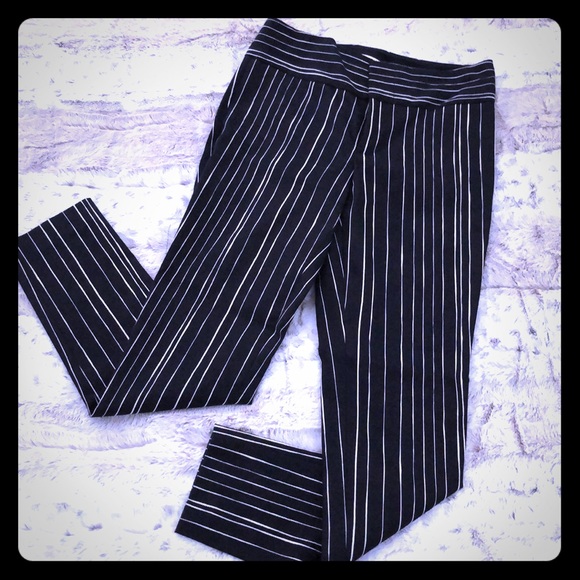 Alice + Olivia NWOT Black and White Striped Pants! - Picture 2 of 5